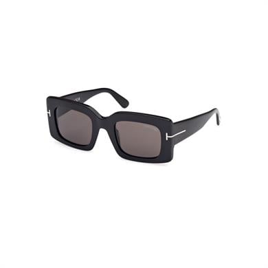 Tom Ford Tf 1188 01A 50 Kadın Kare Siyah Kemik Güneş Gözlüğü