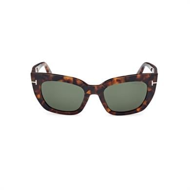 Tom Ford Tf 1190 52N 53 Kadın Cat Eye Kırçıllı Kahverengi Kemik Güneş Gözlüğü
