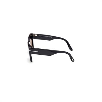 Tom Ford Tf 1191 01D 52 Polarize Kadın Kare Siyah Kemik Güneş Gözlüğü