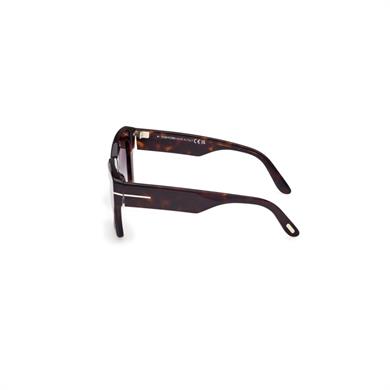 Tom Ford Tf 1191S 52B 52 Kadın Kare Kırçıllı Kahverengi Kemik Güneş Gözlüğü