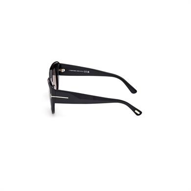 Tom Ford Tf 1192S 01B 53 Kadın Geometrik Siyah Kemik Güneş Gözlüğü