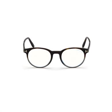 Tom Ford Tf 5695 056 49 Unisex Oval Çok Renkli Kemik Mavi Işık Korumalı Gözlük