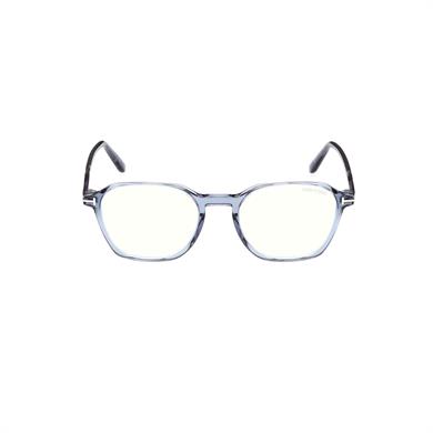 Tom Ford Tf 5804B 090 50 Erkek Oval Şeffaf Mavi Kemik Mavi Işık Korumalı Gözlük