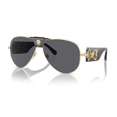 Versace VE 2150Q 100287 62 Erkek Gold Damla Güneş Gözlüğü
