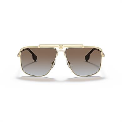 Versace VE 2242 100289 61 Erkek Gold Metal Güneş Gözlüğü