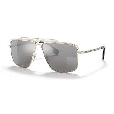 Versace VE 2242 12526G 61 Erkek Gold Metal Güneş Gözlüğü