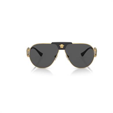 Versace VE 2252 100287 63 Erkek Pilot Gold Metal Güneş Gözlüğü 