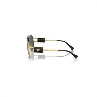 Versace VE 2252 100287 63 Erkek Pilot Gold Metal Güneş Gözlüğü 