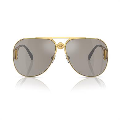 Versace VE 2255 10026G 63 Unisex Gold Aynalı Damla Güneş Gözlüğü