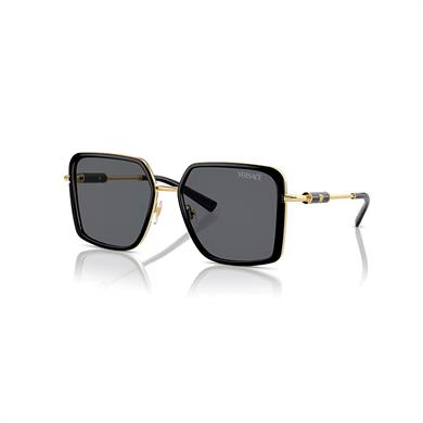 Versace VE 2261 100287 56 Kadın Kare Siyah Metal Güneş Gözlüğü