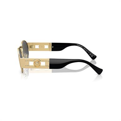 Versace VE 2264 100287 56 Unisex Oval Altın Metal Güneş Gözlüğü