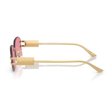 Versace VE 2274 100284 58 Kadın Geometrik Gold Metal Güneş Gözlüğü