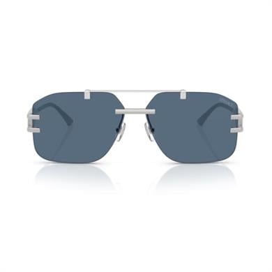 Versace VE 2275 100080 60 Erkek Geometrik Gri Metal Güneş Gözlüğü