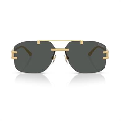 Versace VE 2275 100287 60 Erkek Geometrik Gold Metal Güneş Gözlüğü