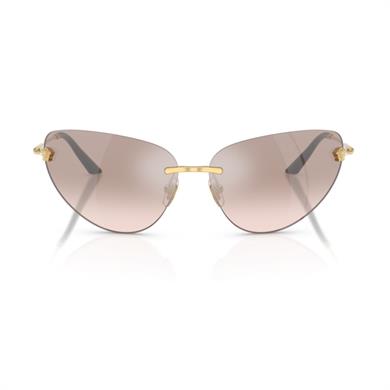 Versace VE 2281 10028Z 64 Kadın Çekik Gold Metal Güneş Gözlüğü