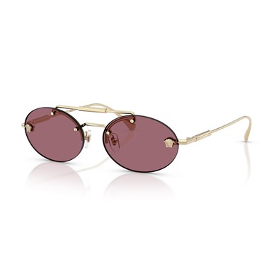 Versace VE 2295 12521A 56 Kadın Oval Gold Metal Güneş Gözlüğü