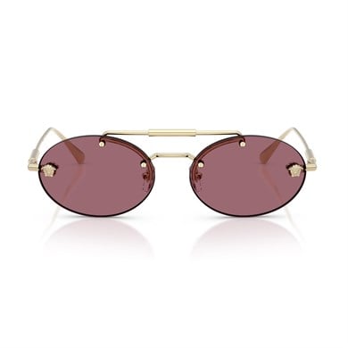 Versace VE 2295 12521A 56 Kadın Oval Gold Metal Güneş Gözlüğü