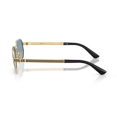 Versace VE 2297 100280 54 Erkek Geometrik Gold Metal Güneş Gözlüğü