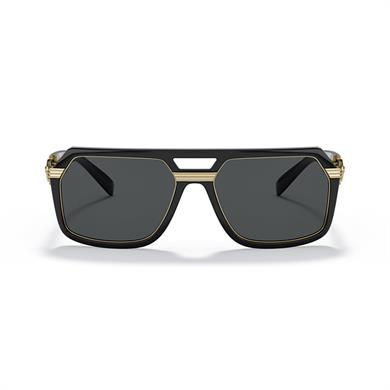 Versace VE 4399 GB187 58 Erkek Siyah Kemik Güneş Gözölüğü