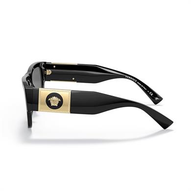 Versace VE 4406 GB187 56 Erkek Siyah Kemik Güneş Gözlüğü