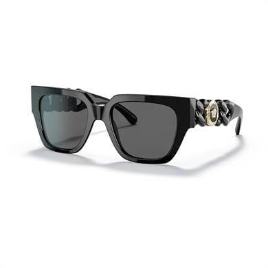 Versace VE 4409 GB187 53 Kadın Siyah Kare Güneş Gözlüğü