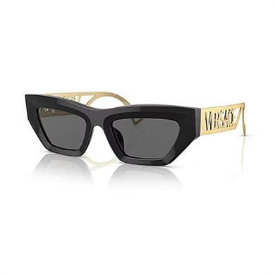 Versace VE 4432U GB187 53 Kadın Siyah Kemik Güneş Gözlüğü