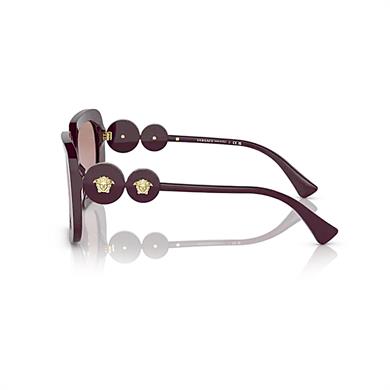 Versace VE 4434 538273 54 Kadın Bordo Kemik Güneş Gözlüğü