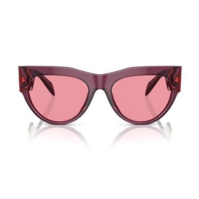 Versace VE 4440U 5263A4 56 Hafif Aynalı Kadın Mor Kemik Güneş Gözlüğü