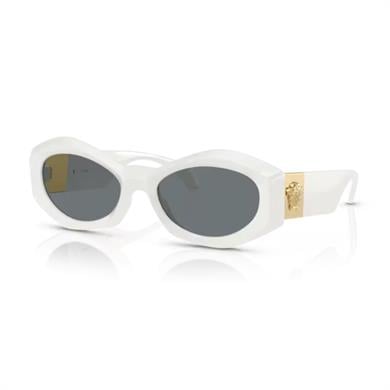 Versace VE 4466U 546280 54 Kadın Geometrik Beyaz Kemik Güneş Gözlüğü