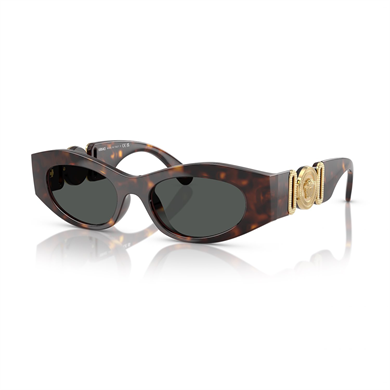 Versace VE 4480U 10887 51 Kadın Cat Eye Kırçıllı Kahverengi Kemik Güneş Gözlüğü