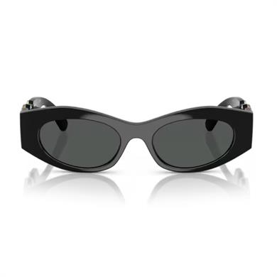 Versace VE 4480U GB187 51 Kadın Oval Siyah Kemik Güneş Gözlüğü