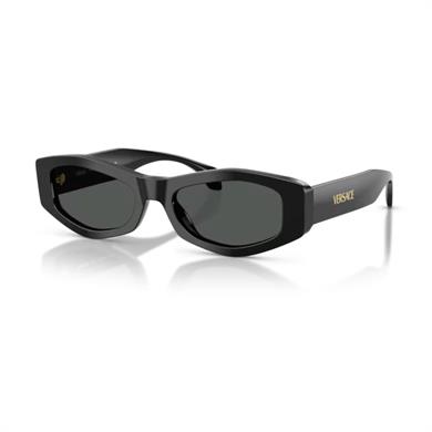 Versace VE 4487 GB187 54 Kadın Geometrik Siyah Kemik Güneş Gözlüğü