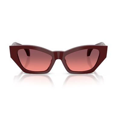 Versace VE 4488U 551520 53 Kadın Cat Eye Kırmızı Kemik Güneş Gözlüğü