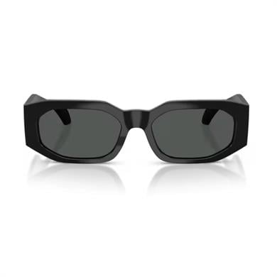 Versace VE 4489U GB187 55 Unisex Geometrik Siyah Kemik Güneş Gözlüğü