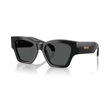 Versace VE 4492U GB187 53 Kadın Kare Siyah Kemik Güneş Gözlüğü