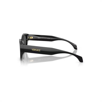 Versace VE 4495D GB187 56 Kadın Oval Siyah Kemil Güneş Gözlüğü