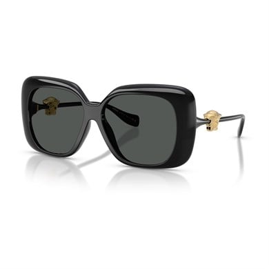 Versace VE 4499U GB187 57 Kadın Kare Siyah Kemik Güneş Gözlüğü