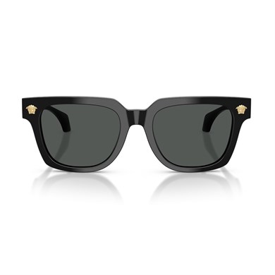 Versace VE 4510U GB187 52 Unisex Kare Siyah Kemik Güneş Gözlüğü