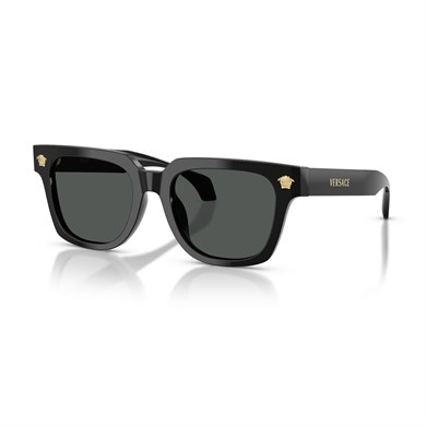Versace VE 4510U GB187 52 Unisex Kare Siyah Kemik Güneş Gözlüğü