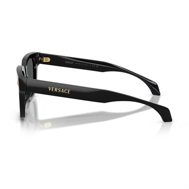 Versace VE 4510U GB187 52 Unisex Kare Siyah Kemik Güneş Gözlüğü
