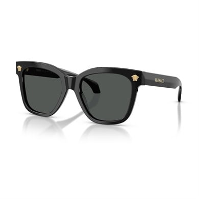 Versace VE 4511 GB187 55 Kadın Kare Siyah Kemik Güneş Gözlüğü