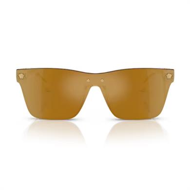Versace VK 4004U 1487I 28 Çocuk Dikdörtgen Şeffaf Gold Kemik Güneş Gözlüğü