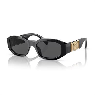 Versace VK 4429U GBI87 48 Çocuk Geometrik Siyah Kemik Güneş Gözlüğü