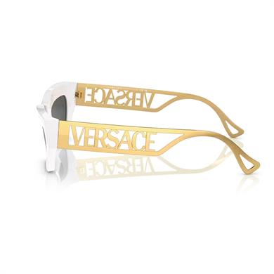 Versace VE 4432U 40187 53 Kadın Beyaz Geometrik Güneş Gözlüğü