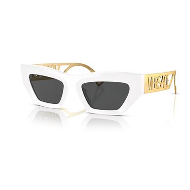 Versace VE 4432U 40187 53 Kadın Beyaz Geometrik Güneş Gözlüğü