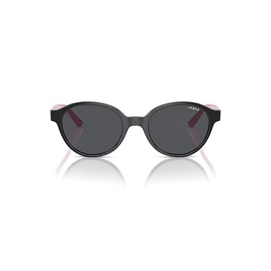 Vogue Junior VJ 2007 W4487 45 Çocuk Oval Siyah Kemik Güneş Gözlüğü