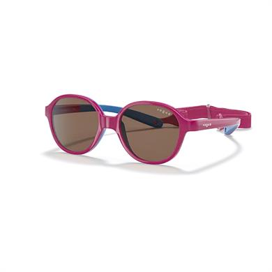 Vogue Junior VJ 2012 256873 40 Çocuk Oval Pembe Kemik Güneş Gözlüğü