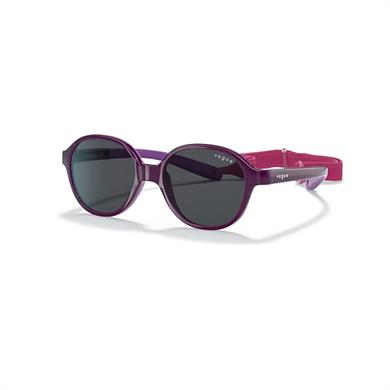 Vogue Junior VJ 2012 297687 40 Çocuk Oval Koyu Mor Kemik Güneş Gözlüğü