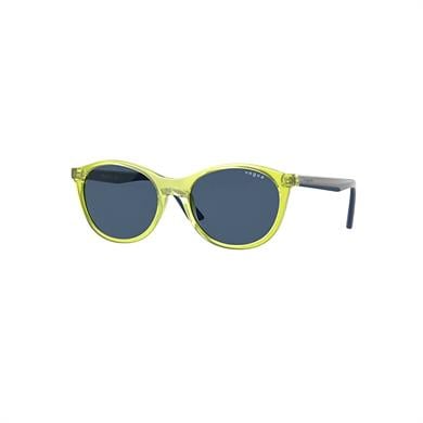 Vogue Junior VJ 2015 299180 48 Çocuk Oval Şeffaf Yeşil Kemik Güneş Gözlüğü
