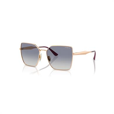 Vogue VO 4284S 51524L 56 Kadın Kare Rose Gold Metal Güneş Gözlüğü